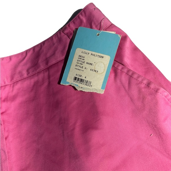 Lilly Pulitzer White Label NWT Par shorts in hibiscus pink. Size 4. Beautiful - Picture 4 of 11